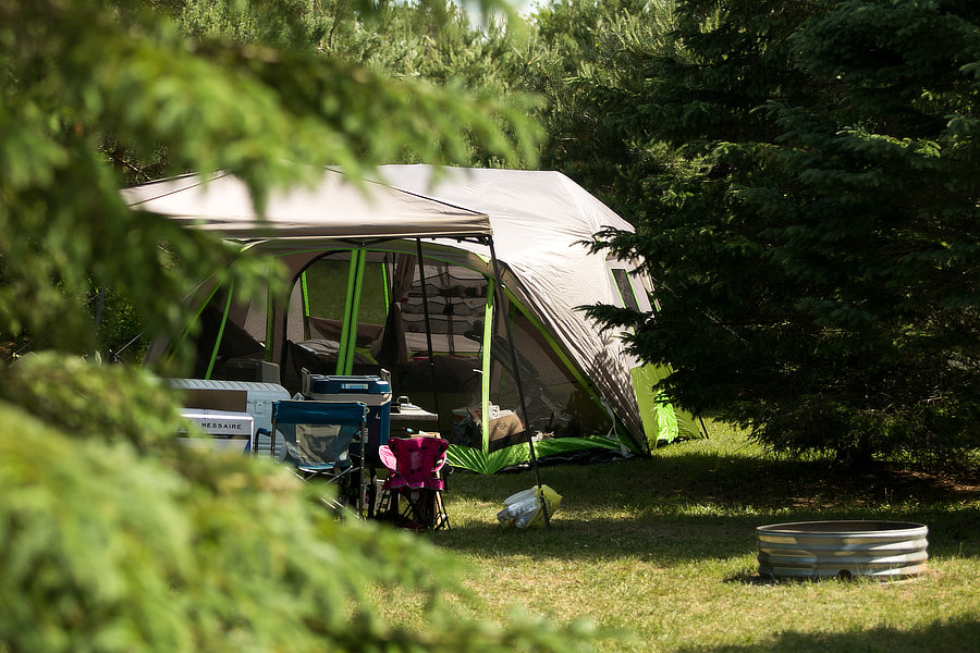 Shady grove tent site